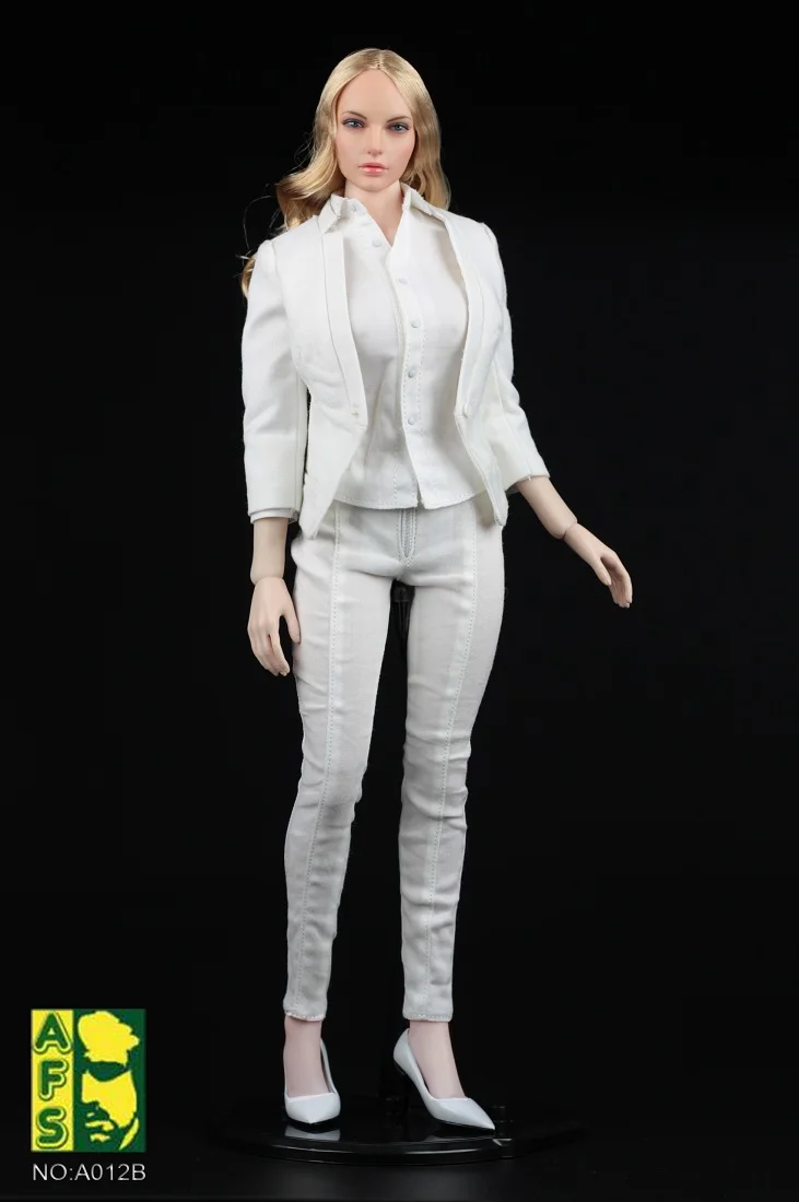 AFS A012 1/6 женский тонкий костюм офисный дамский для путешествий Phicen VC UD ND Jiaou Doll 12