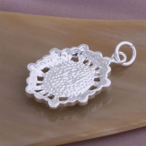 Fashion Jewelry 925 sterling silver round pendant enamel coating | Украшения и аксессуары