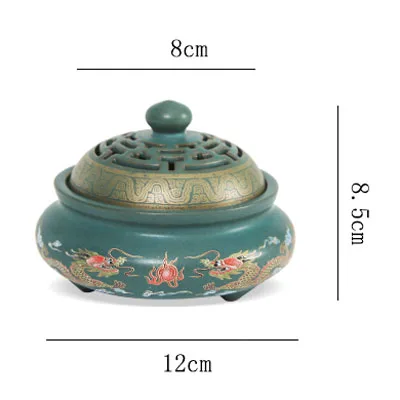 ERMAKOVA держатель для благовоний, курильница, фарфоровая палочка, катушка, конус, держатель для благовоний, для комнаты, дома, офиса, рабочего стола, украшение, подарок - Цвет: Type D