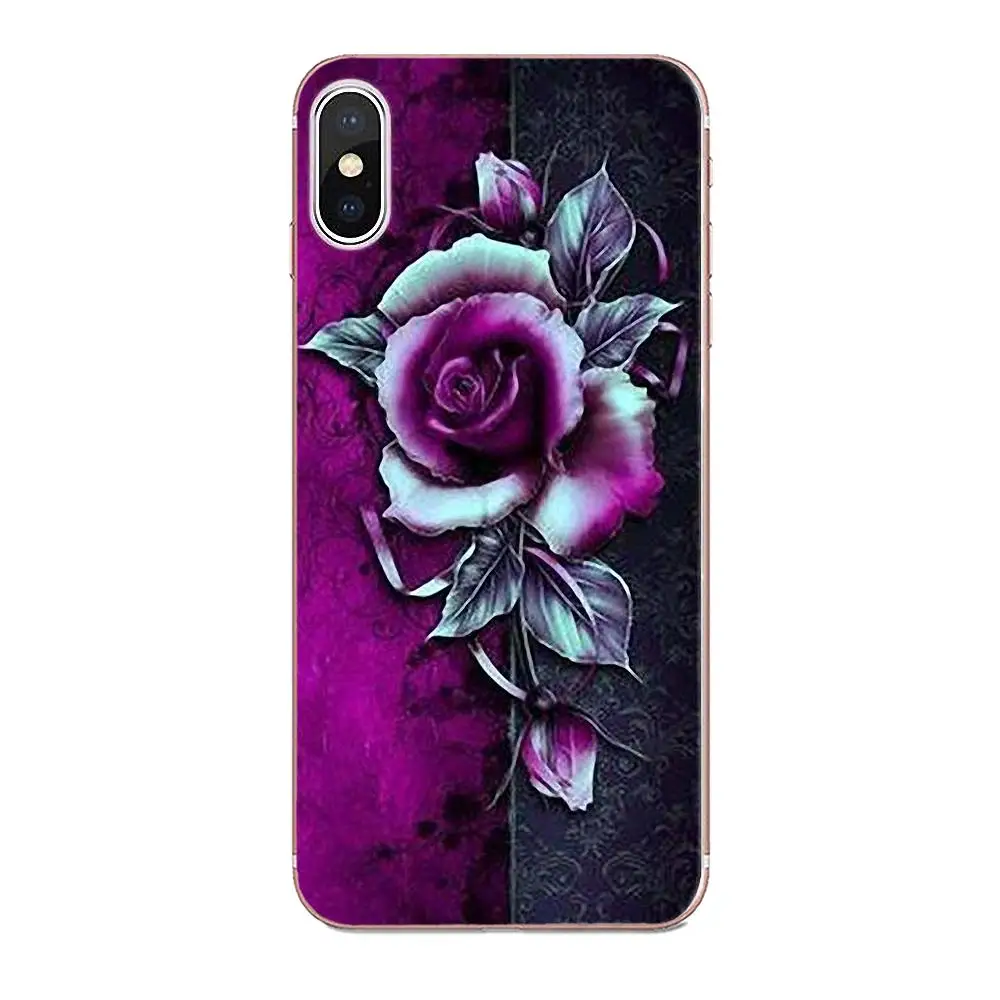 Чехлы для телефонов из ТПУ с красивыми красными розами и цветами Xiaomi Redmi Note 2 3 3S 4 4A