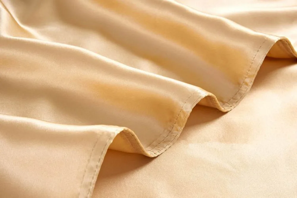22mm Seam Silk Duvet Cover 1PC 100% Mulberry Twin Full Queen King Cal.King Size can be customized ls190620 | Дом и сад