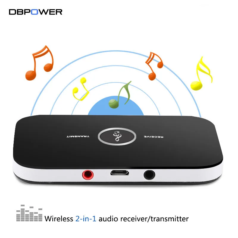 Dbpower 2-в-1 Беспроводной передатчик и приемник Портативный Bluetooth аудио Музыка