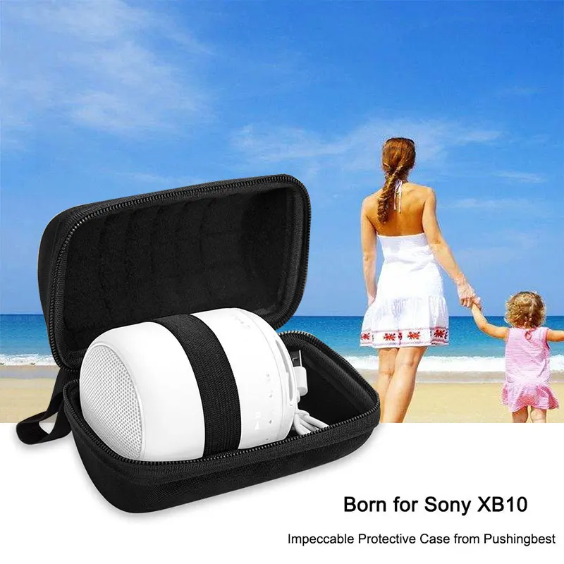 ЕВА Портативный Travel проведения молния окно защитная сумка для sony SRS-XB10 Динамик |