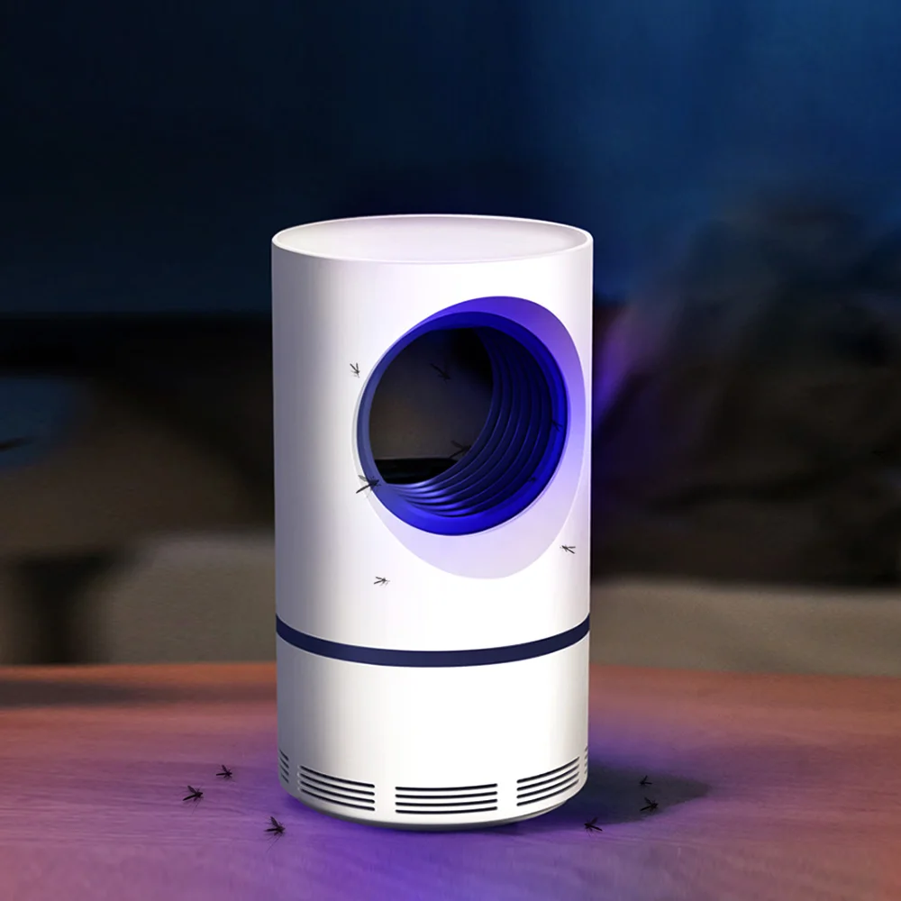 BREFILI USB фотокаталитическая лампа для комаров ультрафиолетовый свет Электрический москитный убийца безопасная энергосберегающая эффективная ловушка для мух - Цвет: Mosquito Killer Lamp