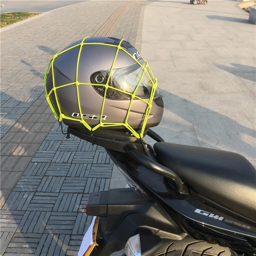 Сетка для багажа на мотоцикл сетка груза шлем 6 крючков|cargo hook|mesh cargo netmesh net |