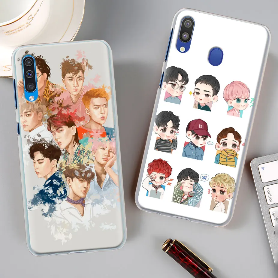 EXO группа k-pop kpop чехол КРЫШКА ДЛЯ samsung Galaxy A30 A40 A50 A70 A6 A8 плюс A7 A9 M30 чехол для телефона Coque