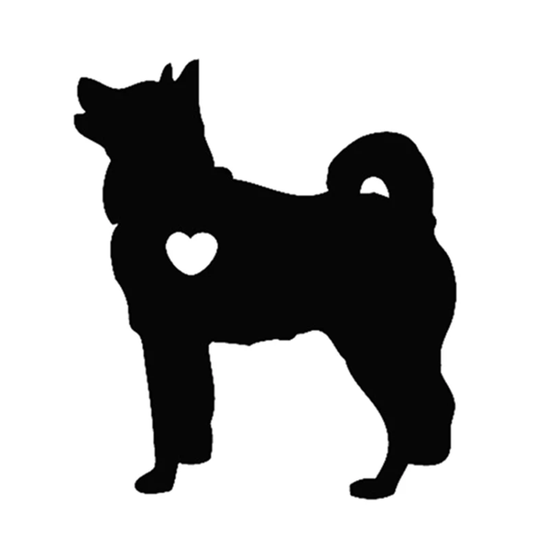 12x10 см я люблю свою Akita бульдог собака животное черный/белый стикер на машину с