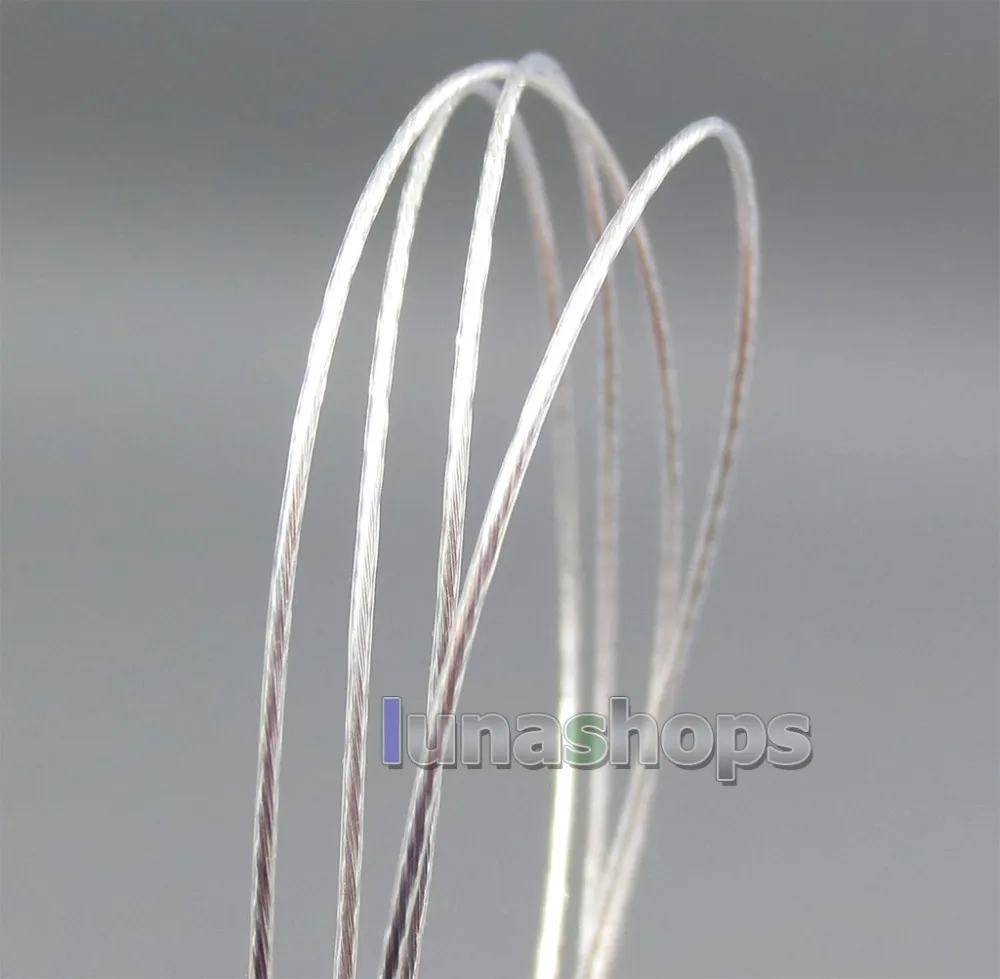 LN005276 Экстремальный мягкий Acrolink чистое серебро+ OCC сплав сигнала тефлон на корме наушников кабель 53*0,05 диаметр: 0,65 мм