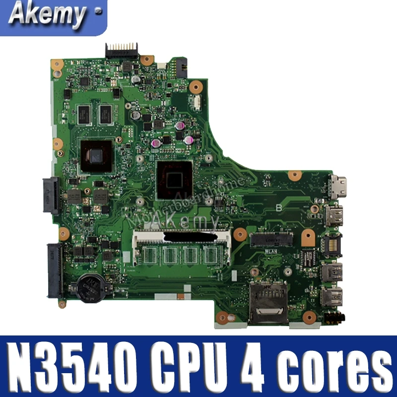 

X450MD Laptop Motherboard For Asus X450MD X450M X452M X450MJ Mainboard 100% Tested With N3530/N3540 CPU 4 cores
