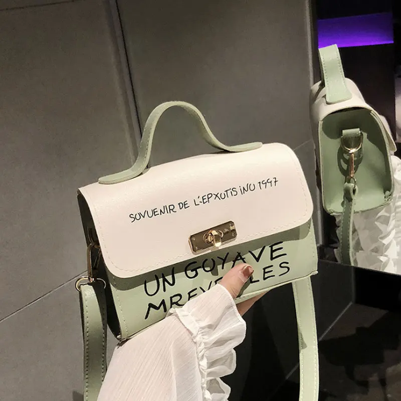 Женские сумки через плечо FANSON маленькие кожаные из искусственной кожи с клапаном