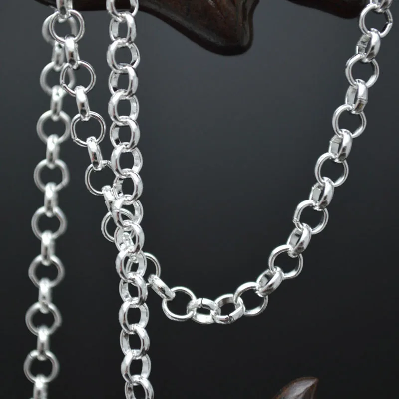 10 метровая звеньевая открытая металлическая кабельная цепь Rolo петля звено