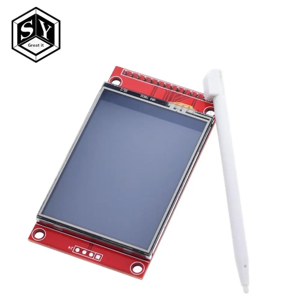 1 шт. большой IT 2 4 &quot240x320 SPI TFT LCD Серийный порт Модуль 5 В/3 3 В PCB адаптер Micro SD ILI9341