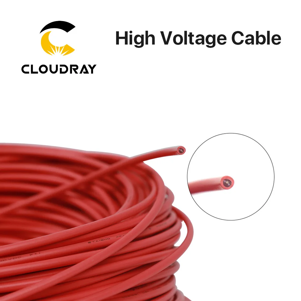 Cloudray 3 метра высоковольтный кабель для CO2 лазерный источник питания и лазерная