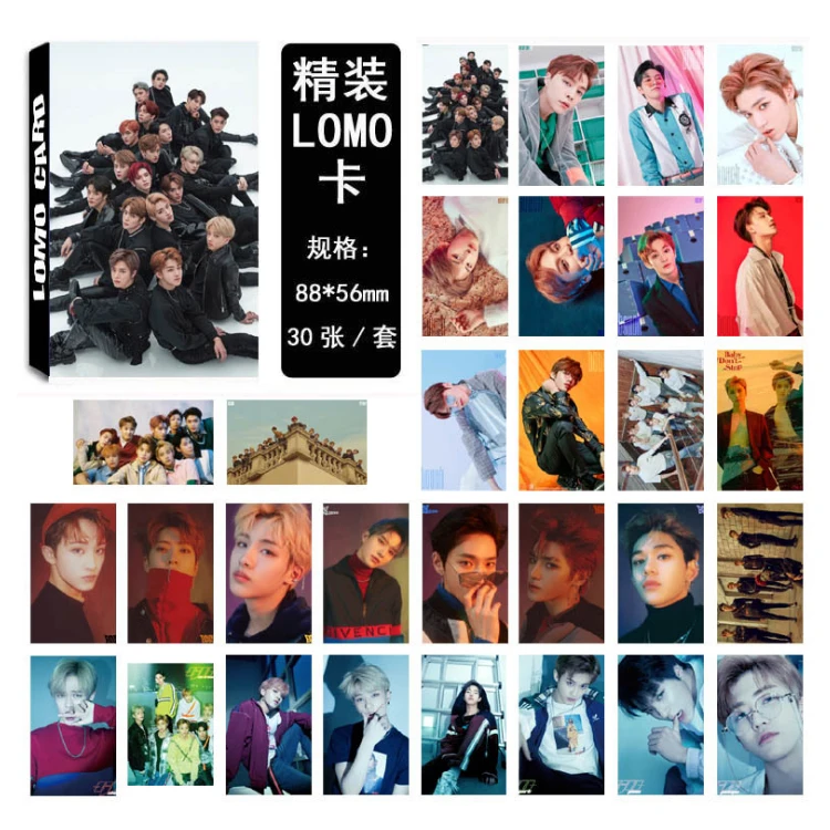KPOP NCT127 NCT U альбом самодельная бумага ломо карты фото карта постер HD Фотокарта 30