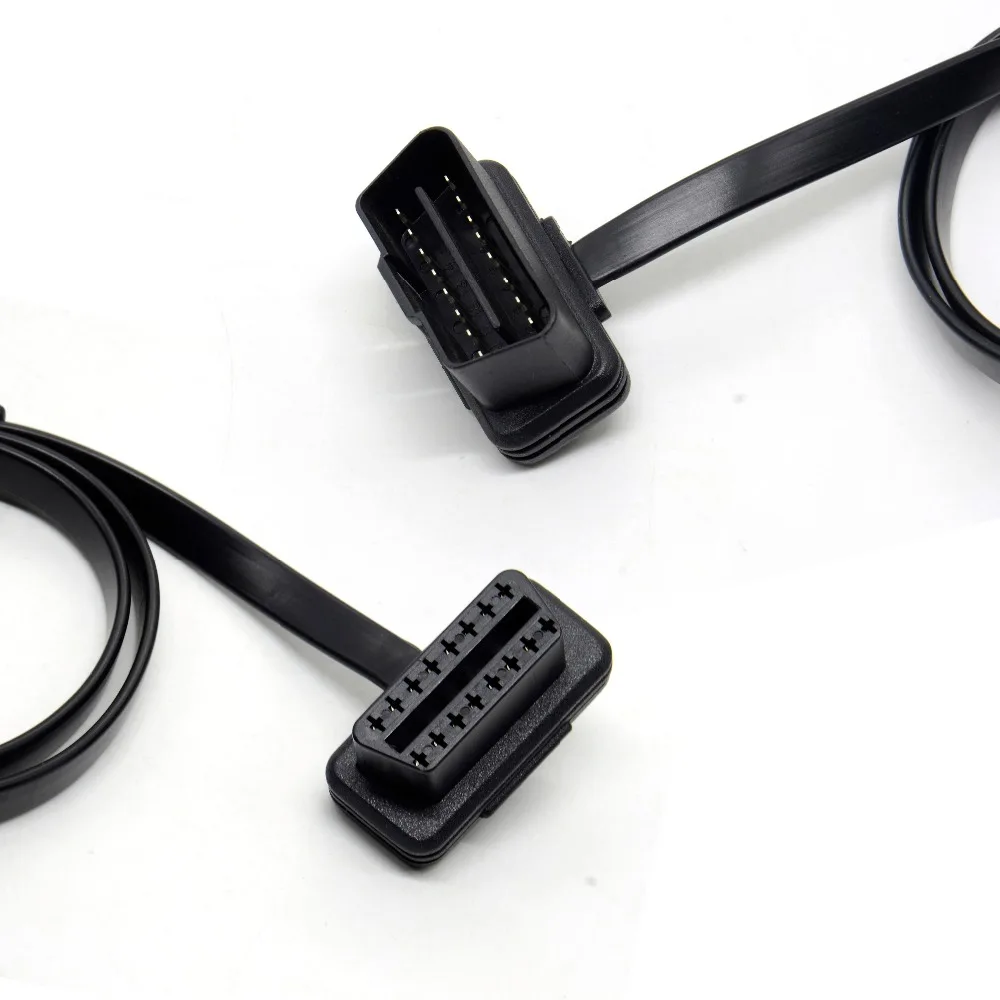 OBDII 60/100 см 16 контактный OBD 2 OBD2 Кабельный разъем диагностический инструмент ELM327