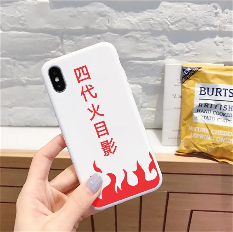 Наруто Акацуки клана облако символ Печатный чехол для iPhone 6 6S 7 8 plus X XR XS MAX для samsung galaxy s8 S7 edge - Цвет: 21039