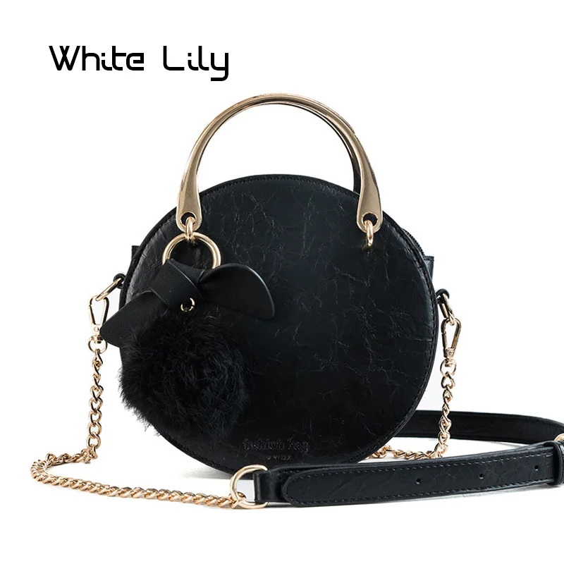 Новая модная нежная мини сумка через плечо из искусственной кожи женская с