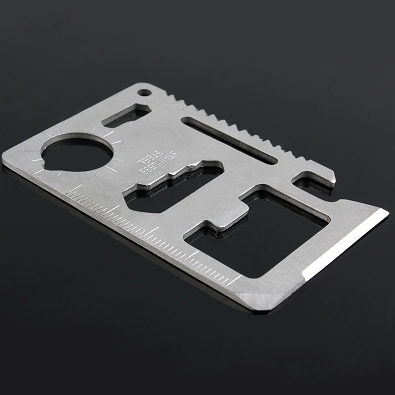 11 в 1 Швейцарская карточка многокарманный карточный нож универсальный