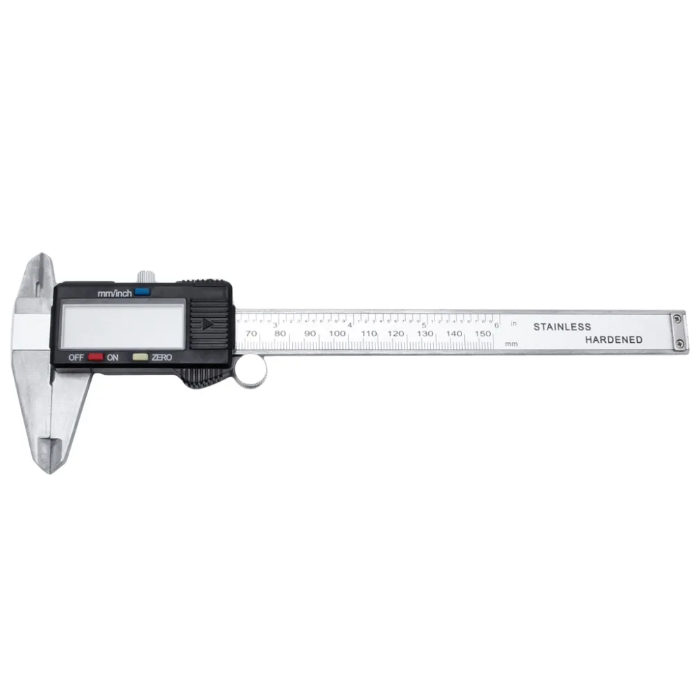 

6" 150mm Digital Electronic Vernier Caliper Micrometer Gauge Widescreen Carbon Steel Vernier Calipers