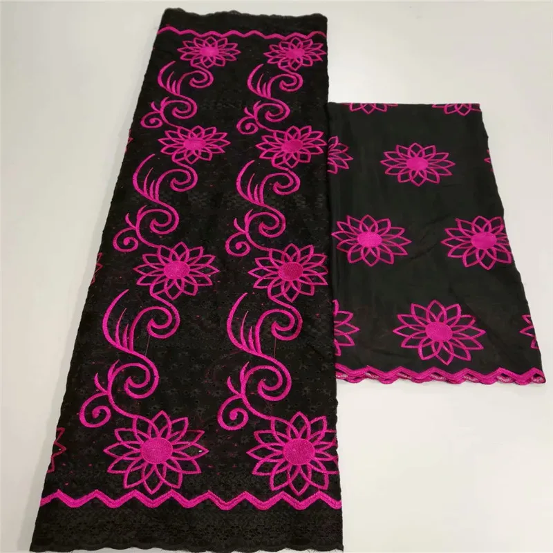Африканская швейцарская хлопковая кружевная ткань 6 цветов в наличии Горячая