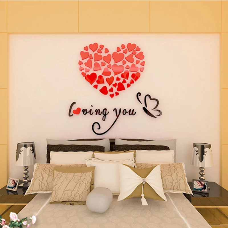 Акриловая декоративная настенная наклейка 5 размеров искусство сделай сам