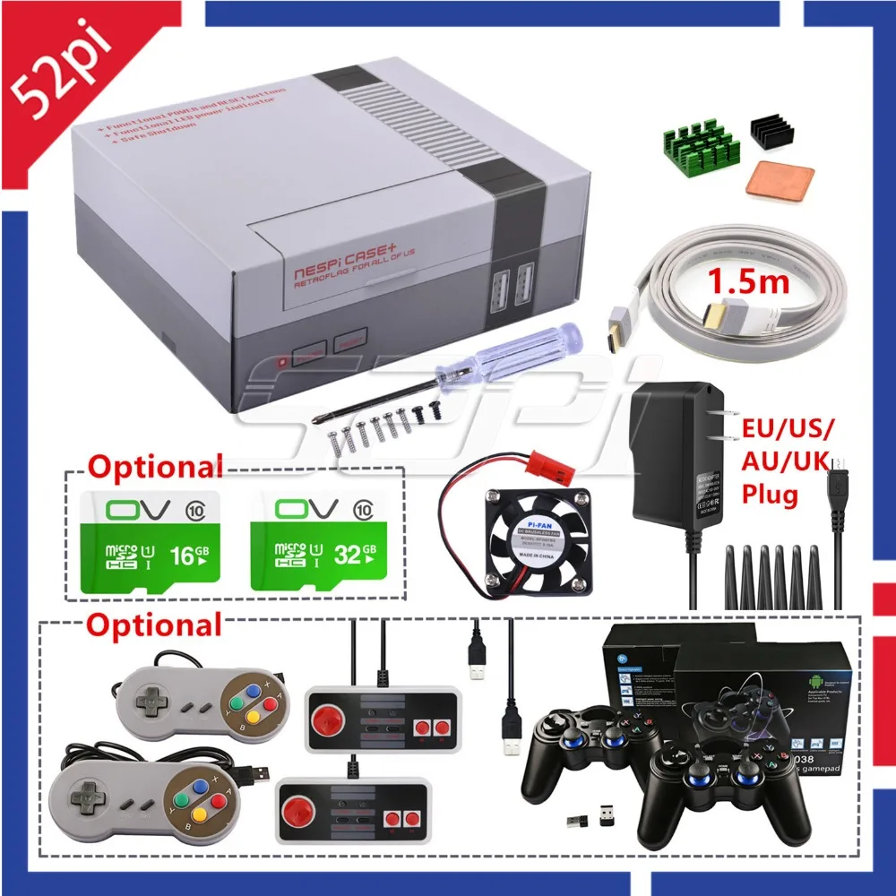 52Pi новая версия NESPI чехол + плюс функциональная кнопка питания с безопасным