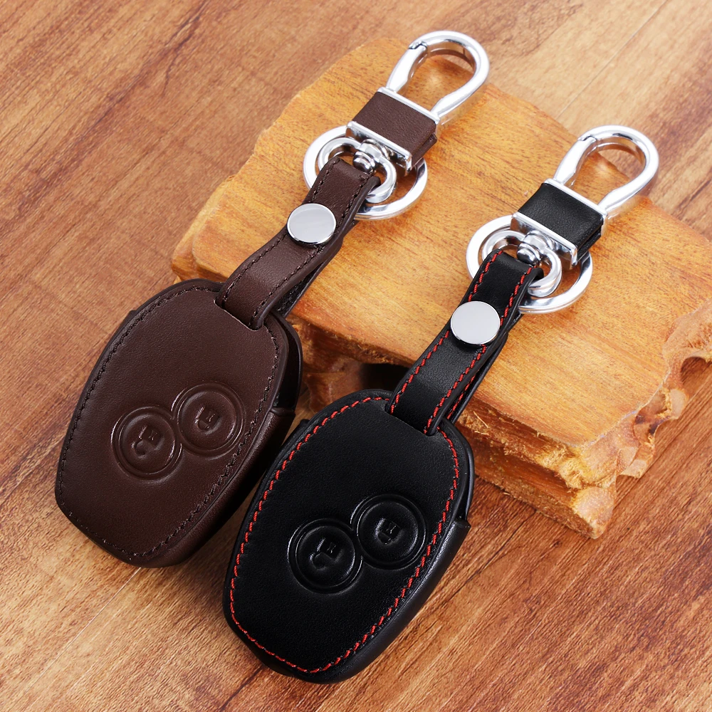Чехол для автомобильного ключа с цепочкой чехол Renault 2 кнопки пульта