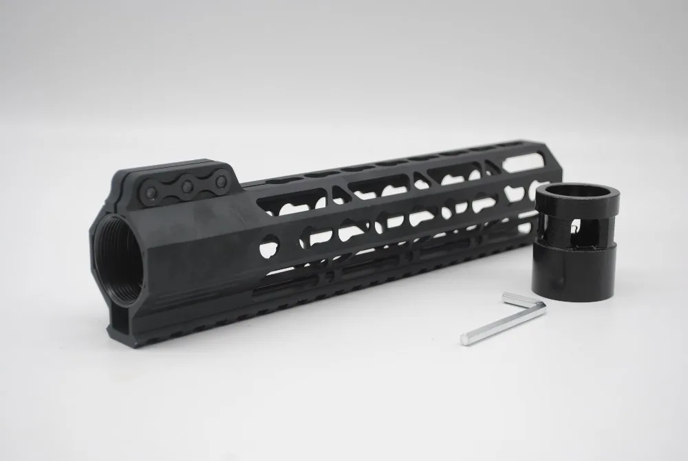 TriRock 9 ''зажим Keymod Handguard Free Float Picatinny Rail Mount System черный/коричневый/красный цвет