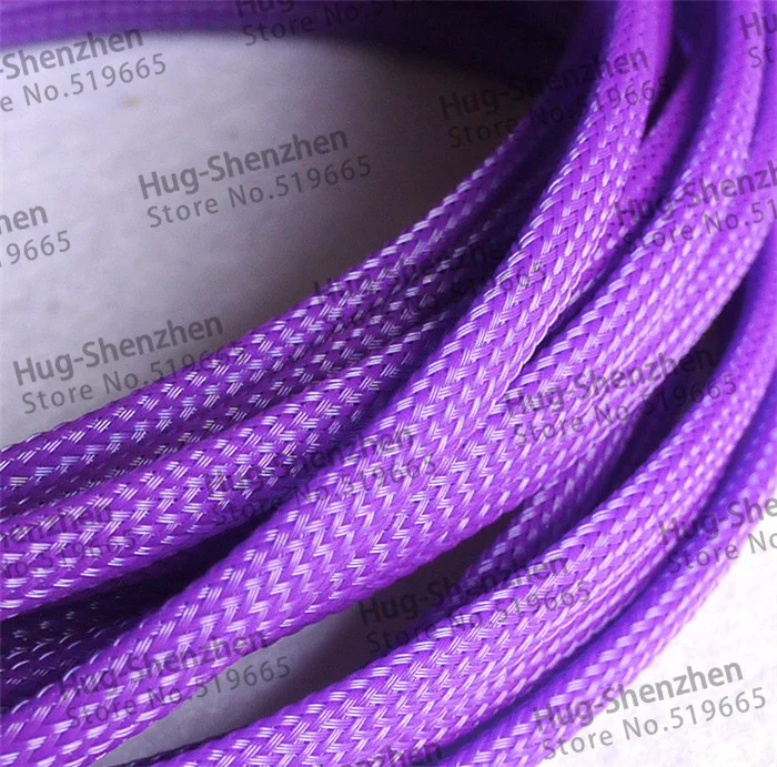 6 мм плотный Плетеный ПЭТ расширяемый рукав новый высококачественный цвет на