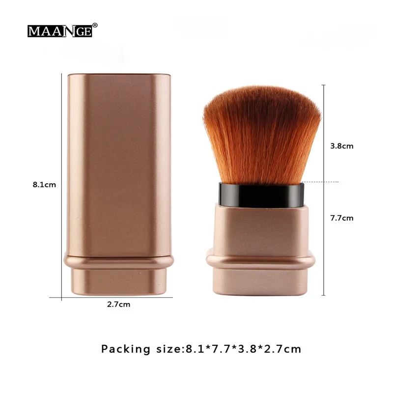 MAANGE мини Retactable кисти для макияжа пудры тональный крем Румяна Кисть Косметическая