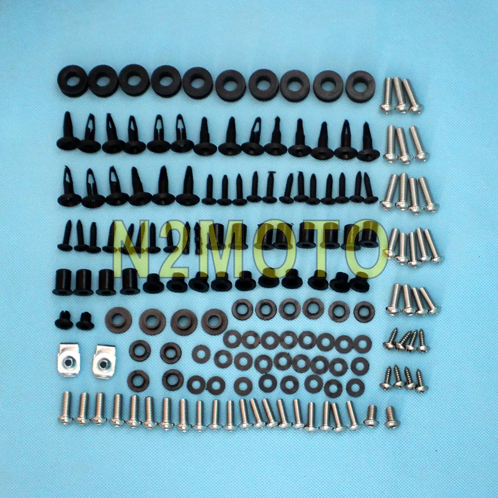 Мотоцикл из нержавеющей стали 144 шт полный обтекатель болт установить комплект