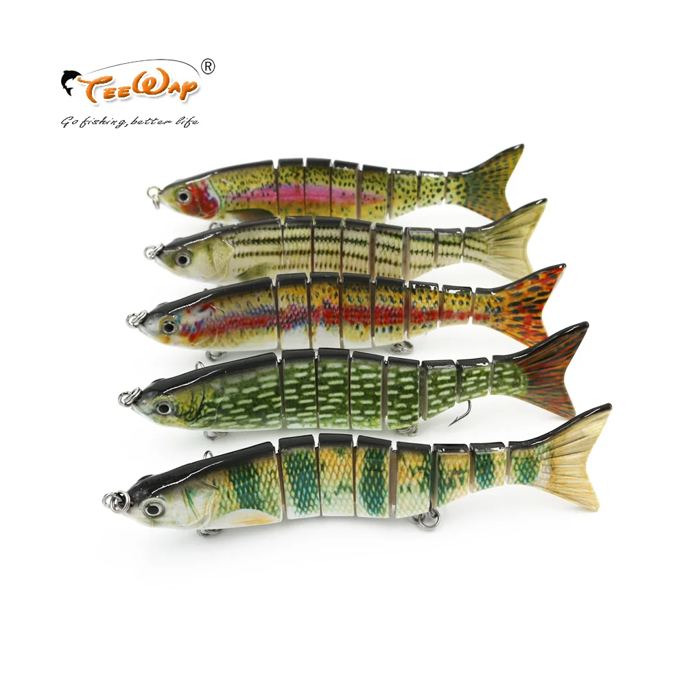 

Fishing Lures 8 Segments Swimbait Crankbait Fishing Lure Hard Bait With Artificial Hooks Fishing Wobblers 18cm 53g TW8J010