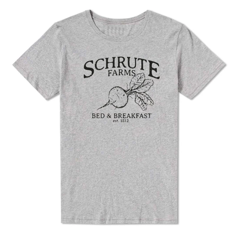 Lei SAGLY Schrute Farms футболка Schrute Farms офисная футболка графическая футболка кровать и завтрак Женская летняя футболка с коротким рукавом