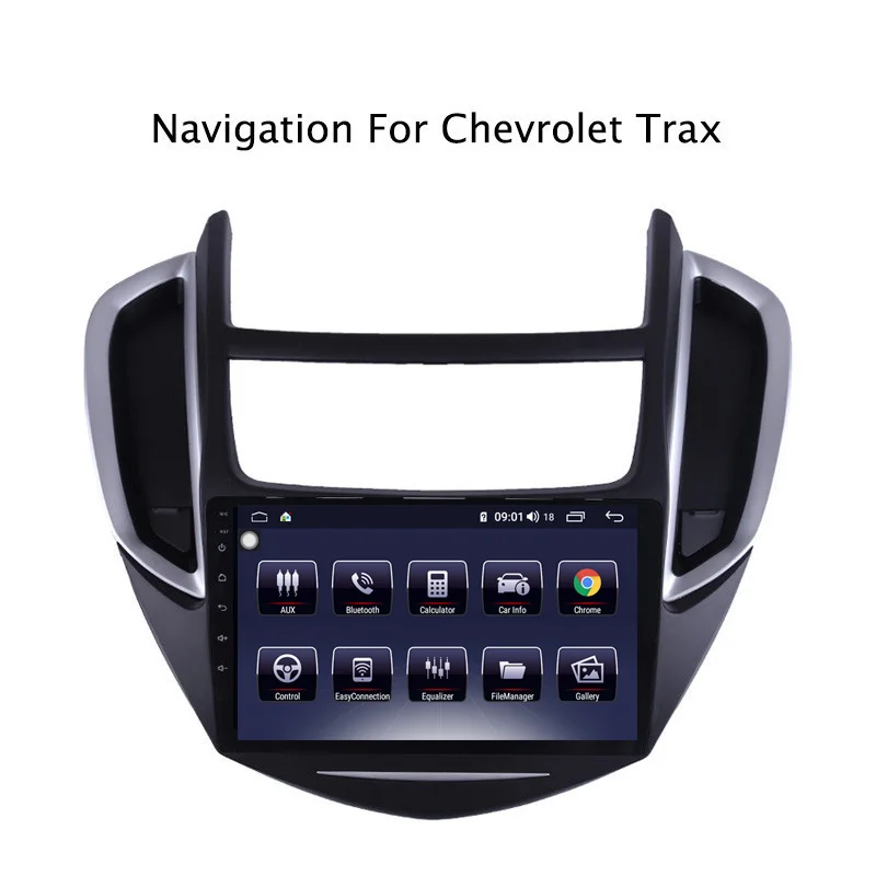 9 "Android 8 1 core 4G ram 64G rom 1DinGPS навигация автомобильное радио для Chevrolet Trax с Carplay/4G LTE |