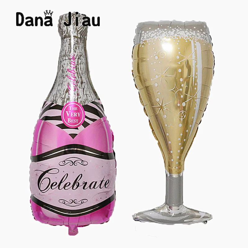 Набор бутылок для вина Dana jiau бокал шампанского 20 лет декор дня рождения корона