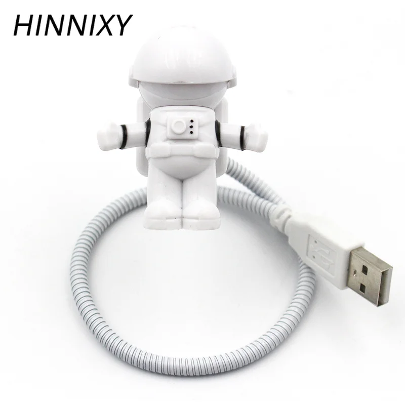 Hinnixy мультяшный светодиодный астронавт ночник USB DC 5V настольная лампа