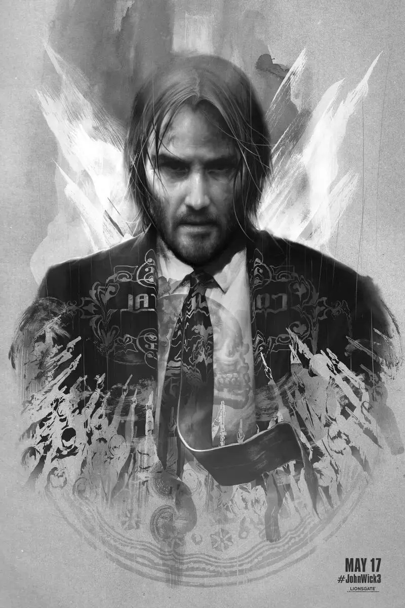 YS736(No Frame) John Wick Chapter 3, постеры и принты для фильмов, декоративные настенные художественные картины для гостиной, домашний декор - Цвет: YS736(No Frame)
