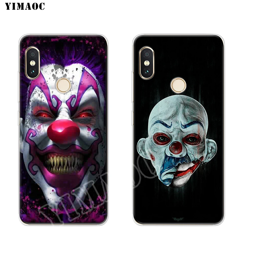 Мягкий силиконовый чехол YIMAOC Killer клоунов для POCOPHONE F1 Xiaomi Redmi Note 6 7 Pro 6A Mi 8 Lite TPU |