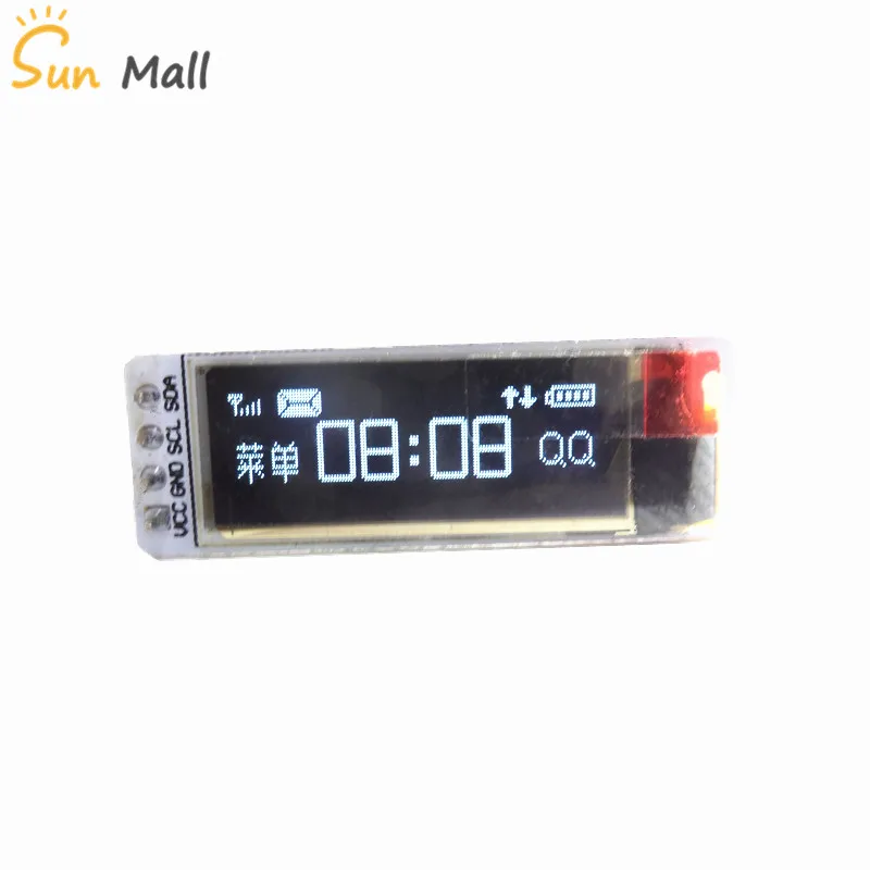 

0.91 inch white IIC oled module for arduino /STM32/51