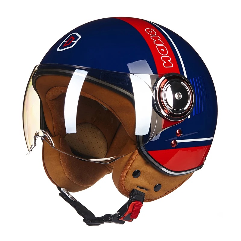Beon B110-2 moto rcycle шлем 3/4 Ретро открытые шлемы vespa шлем