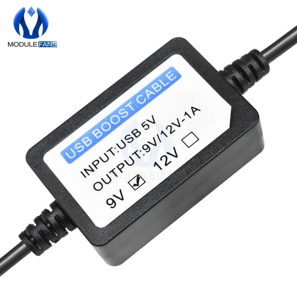 5 в постоянного тока до 9 В постоянного тока/12 в 1 а USB зарядка повышающий мощность кабель повышающий USB конвертер адаптер провод с повышающим трансформатором компонент