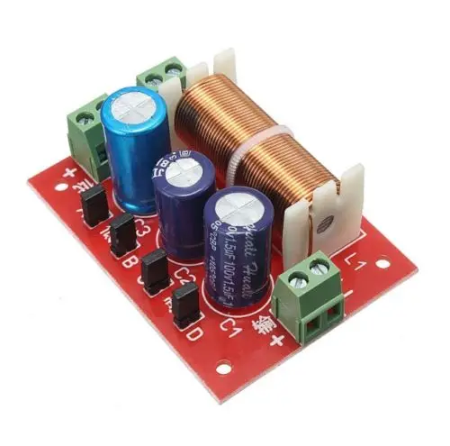 

Ajustable Treble/Bass Frequency Divider 2 Way Speaker Audio Crossover Filters