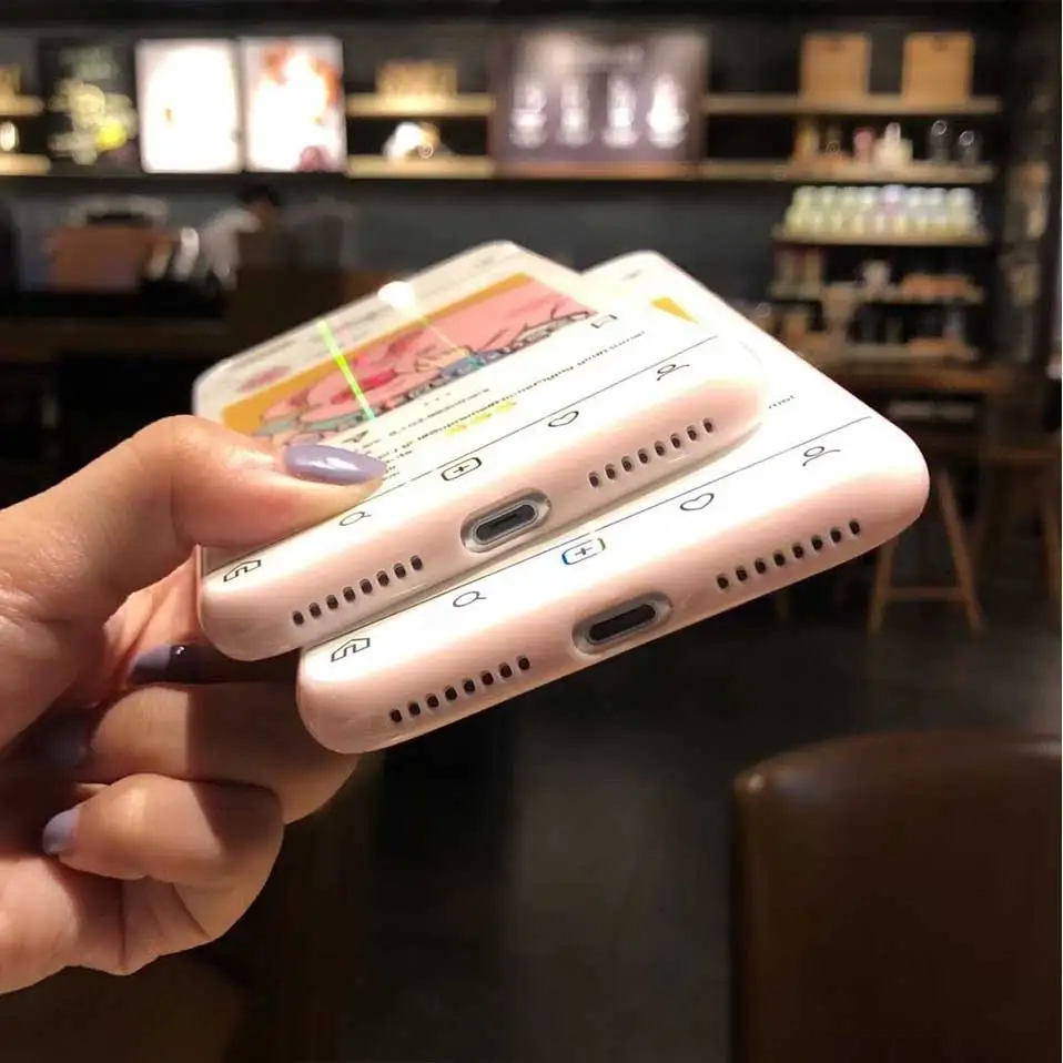 Чехол для iPhone 7 8 6 X 6s Капа мультфильм милый поросенок мобильного телефона основа