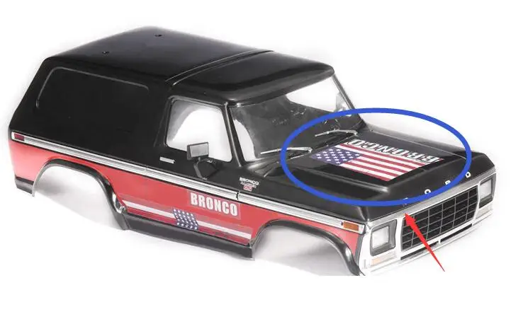 Наклейки на тело 1 шт. для 1/10 RC ROCK Cralwer hraxxas TRX4 Defender D110 Ford Bronco Ranger 4x4 truck wrangler JEEP|Детали
