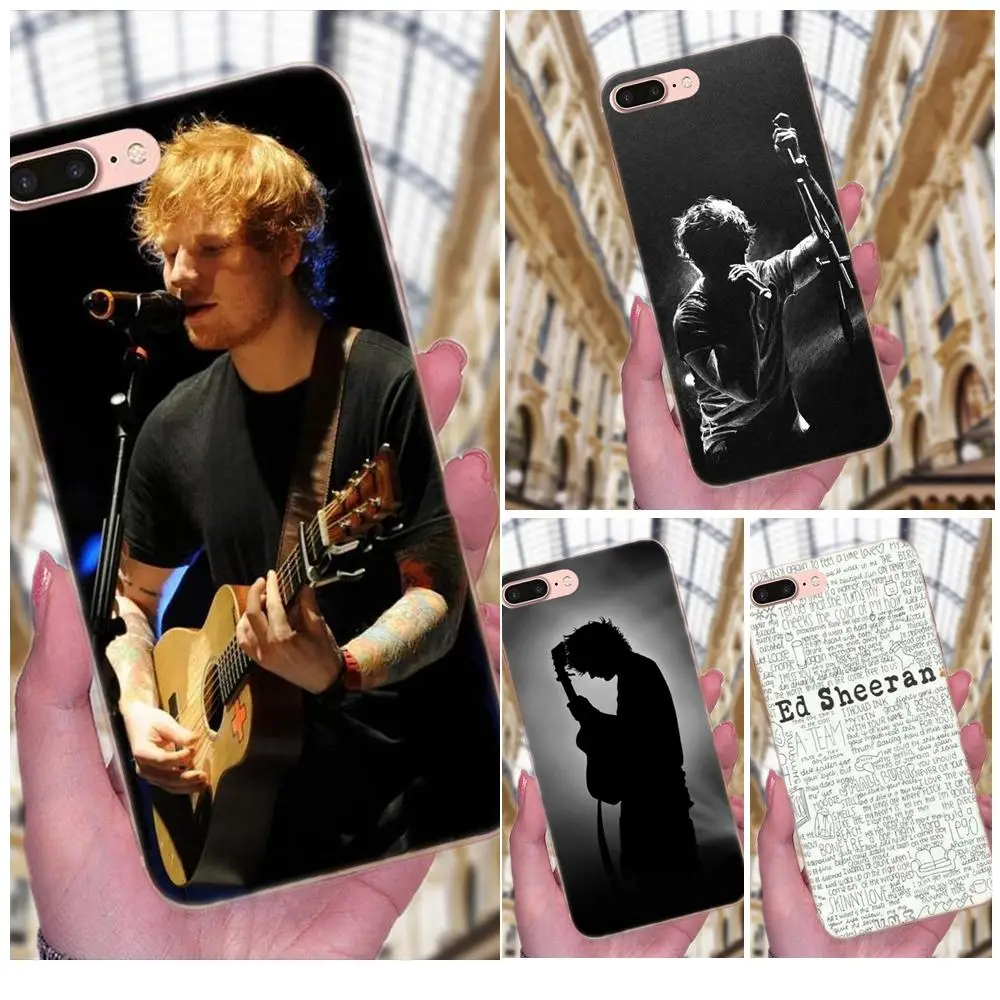 Мягкий модный чехол Pop Singer Star Ed Sheeran для Apple iPhone 4 4S 5 5C 5S SE 6 6S 7 8 Plus X XS Max XR|Бамперы| |