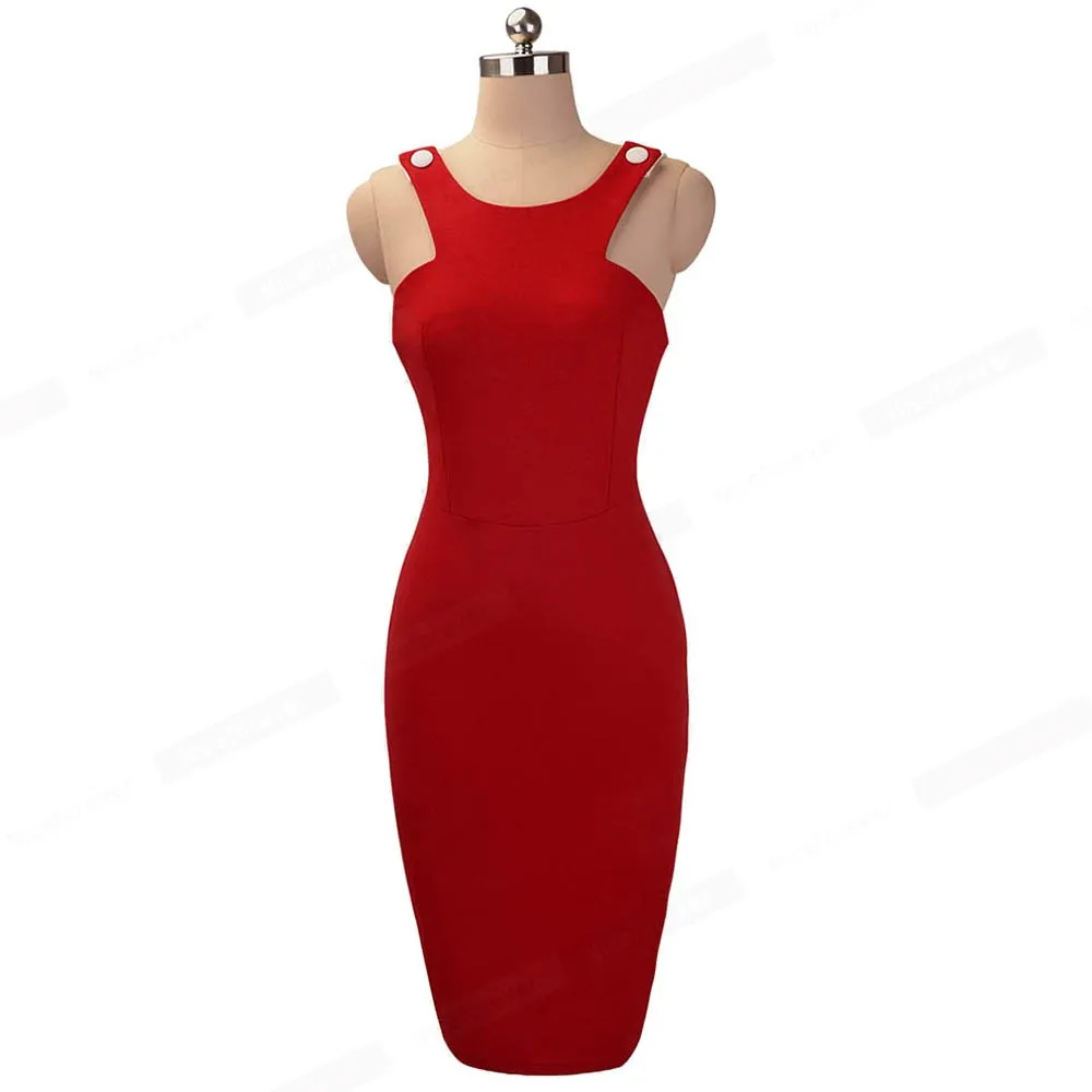 Хорошее-forever винтажное сексуальное черное Клубное платье vestidos с круглым вырезом Вечерние облегающее женское облегающее платье bty567
