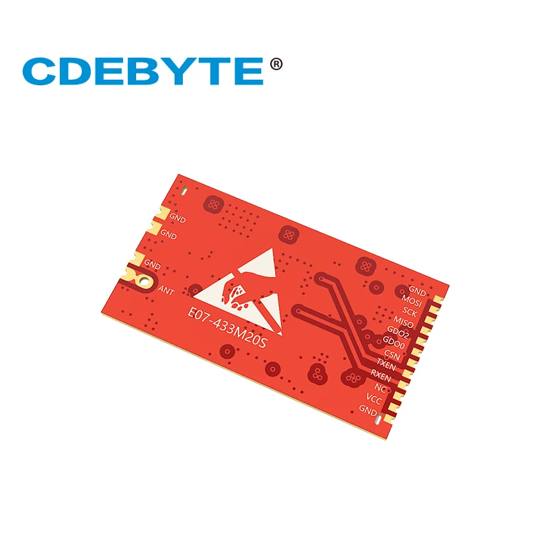 E07 433M20S CC1101 20 дБм 433 МГц Печать отверстие IPEX антенна CDEBYTE 100 мВт SMD беспроводной IoT