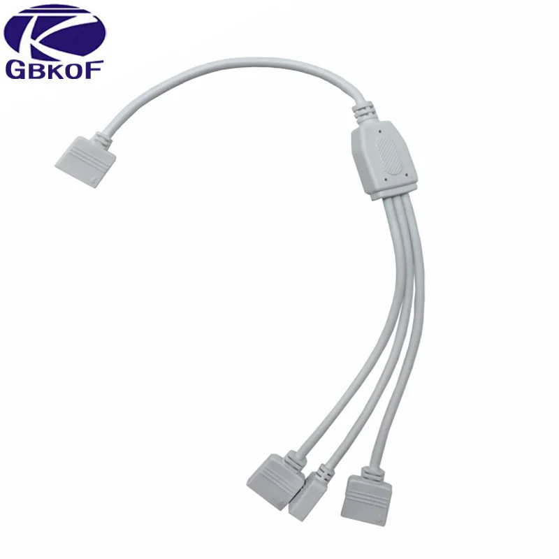 

Разветвитель с 4-контактным разъемом для светодиодных лент SMD 5050 3528 RGB, 1 шт.