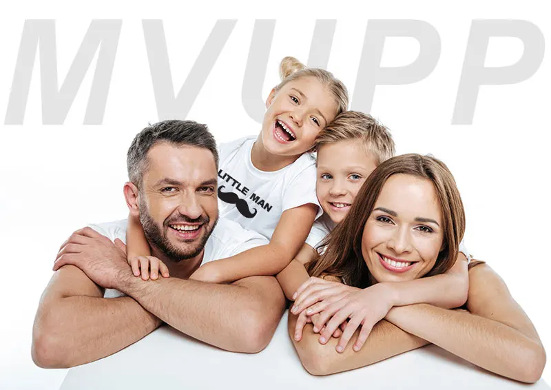 MVUPP одинаковые комплекты для семьи футболка Любовь little man» и «big man» для мам и пап, так и для мамы, сына и дочери, единый стиль I love mama, семейный образ, fathers day gift»