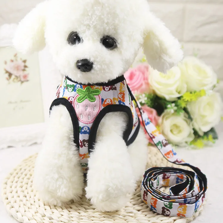 Комфорт мягкой дышащей Регулируемый собаки жгут ПЭТ Жилет Веревка Собака